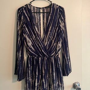 This is a sheik long sleeve romper